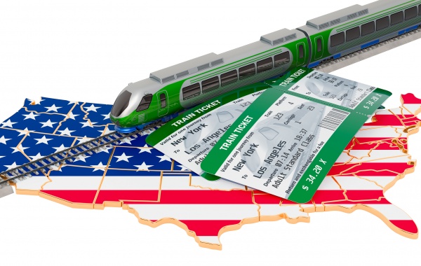 Doprava v USA - cestování vlakem, Amtrak, USA Rail Pass